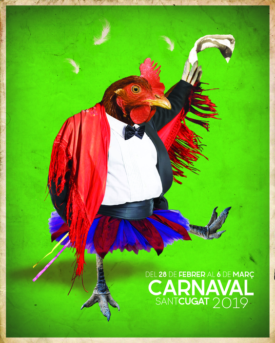 El cartell s obra de Marc Hosta / Foto: Comissi de Carnaval