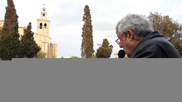 Xavier Palet en un moment del seu parlament / Foto: Cugat.cat