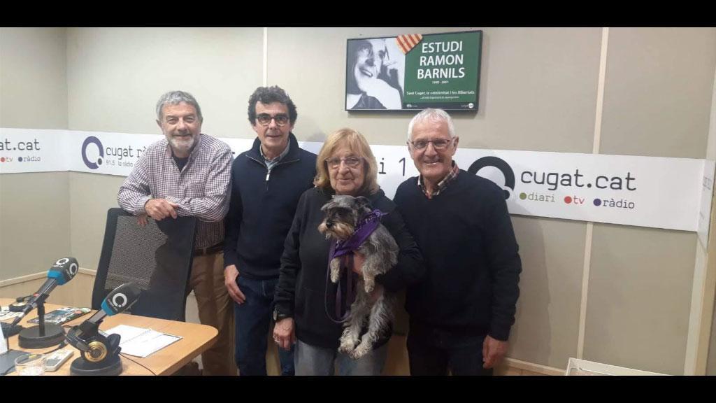 Marta Pessarrodona als estudis de Cugat.cat/ Foto: 'Converses consentides'